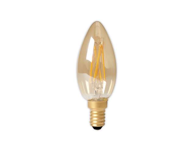 zak Geruïneerd keuken LED Lamp Calex Dimbare Led Filament Kaarslamp 3,5W E14 - Light by leds